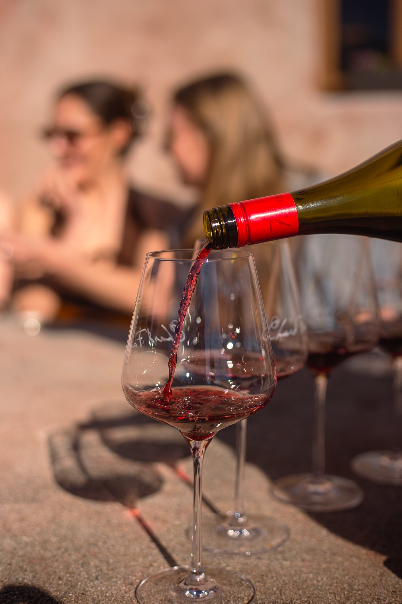 Guided wine tasting included in the Three Vines Tour Queenstown