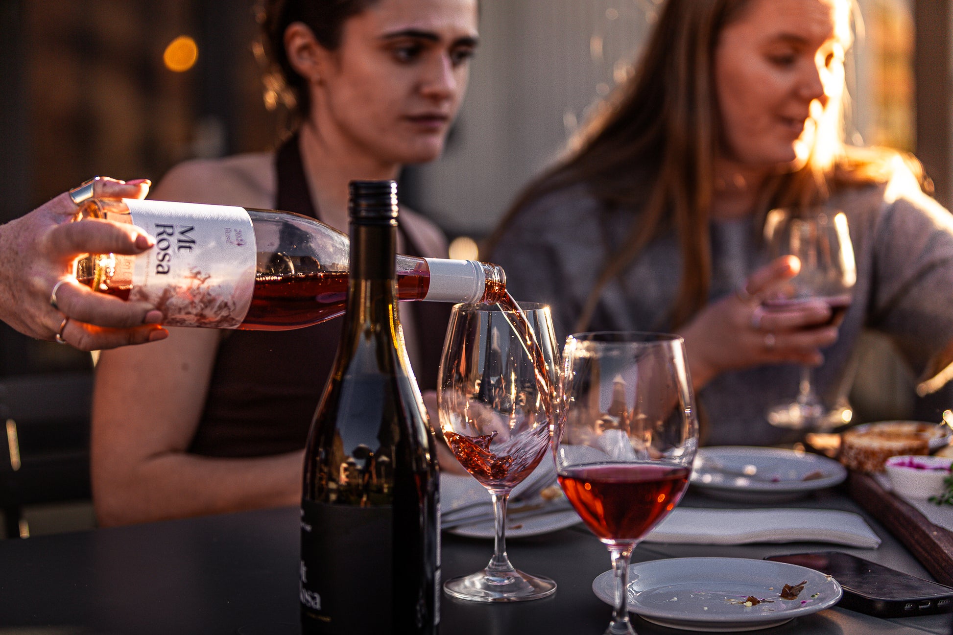 Celebrating with wine tastings on a shared platter experience in Gibbston Valley wineries